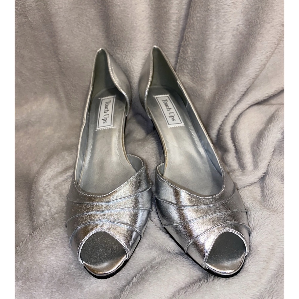 Silver Touch Ups Heels- Womens 8.5